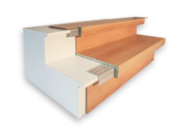 Treppenrenovierung - Rundkantensystem