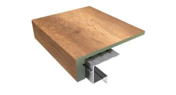 Stufe mit Alu U-Profil