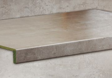 Treppenrenovierung Dekor Beton Grau Stone