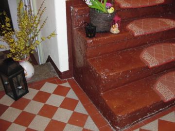 Treppenrenovierung - Treppe vorher