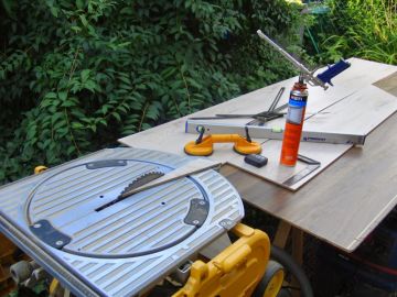 Treppenrenovierung - Laminat auf Treppen verlegen - Der Zuschnitt